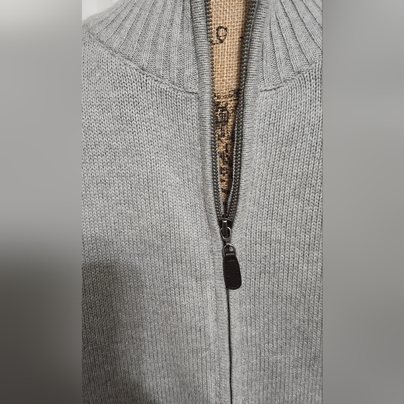 L.L. Bean zip up sweater 100 % cotton - Picture 5 of 10